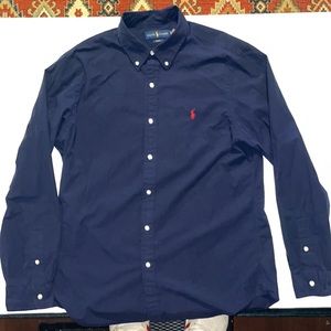 Ralph Lauren Button Down Dress Shirt, XL